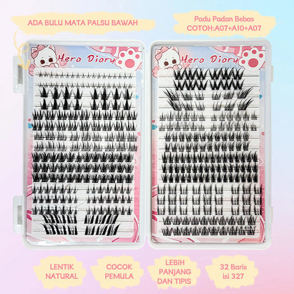 HERA DIARY Z07 Lem maskara Bond&Seal 72jam anti-Air Lem DIY Eyelash Extension bulumata Longlasting