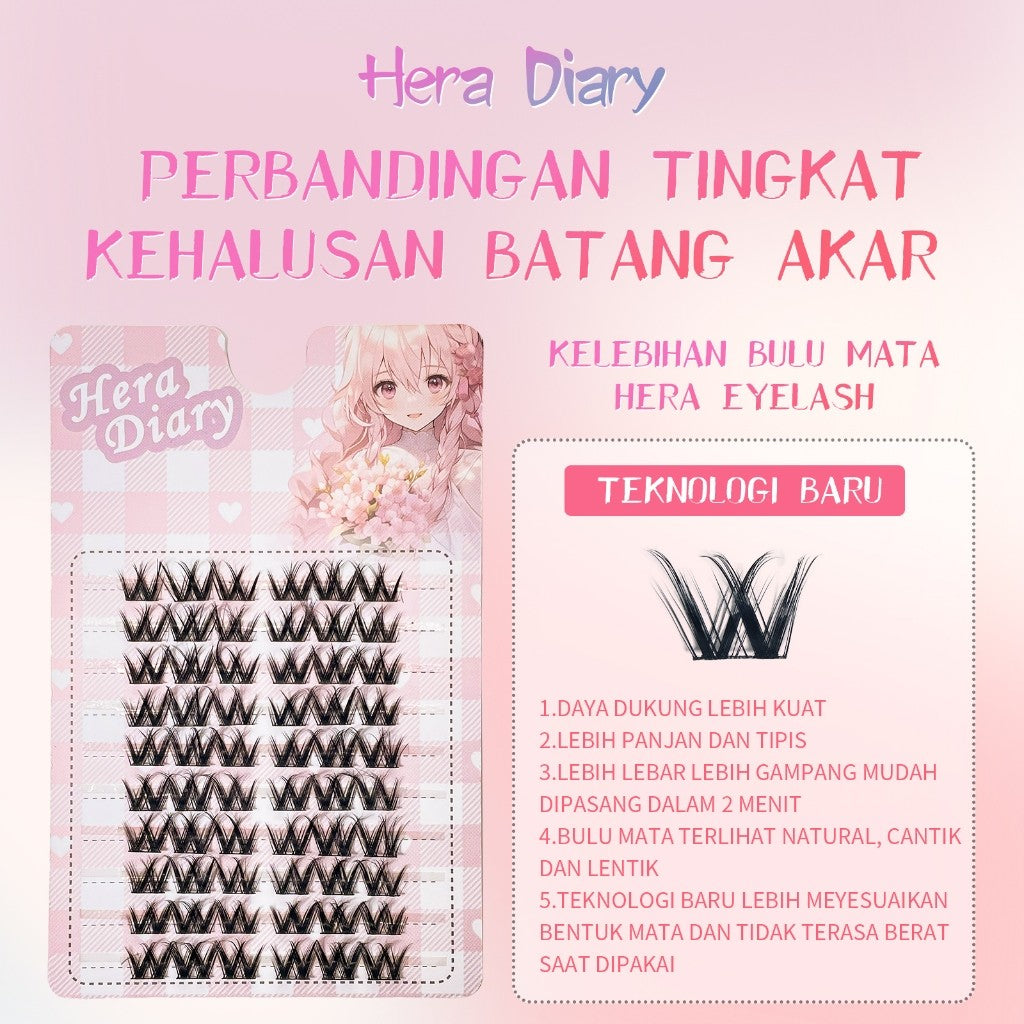 A09【FREE LEM】Hera Diary 3D BuluMata Palsu Anime 10 Baris big box Bulumata latina look|Douyin manga