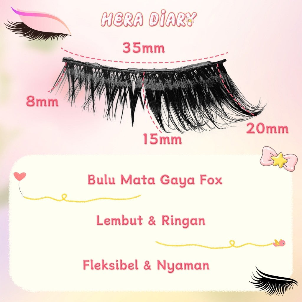 F01【FREE LEM】 ✨𝑳𝒂𝒕𝒊𝒏𝒂 𝑴𝒂𝒌𝒆𝒖𝒑 𝑳𝒂𝒔𝒉𝒆𝒔✨ 3D WINGED CAT FOXY EYE Faux Mink Eyelashes Winged End Eye Elongated Eyelashes Fake Lashes Soft Natural long Full Strip Lashes