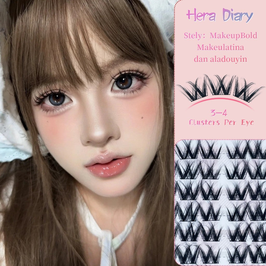 A09【FREE LEM】Hera Diary 3D BuluMata Palsu Anime 10 Baris big box Bulumata latina look|Douyin manga