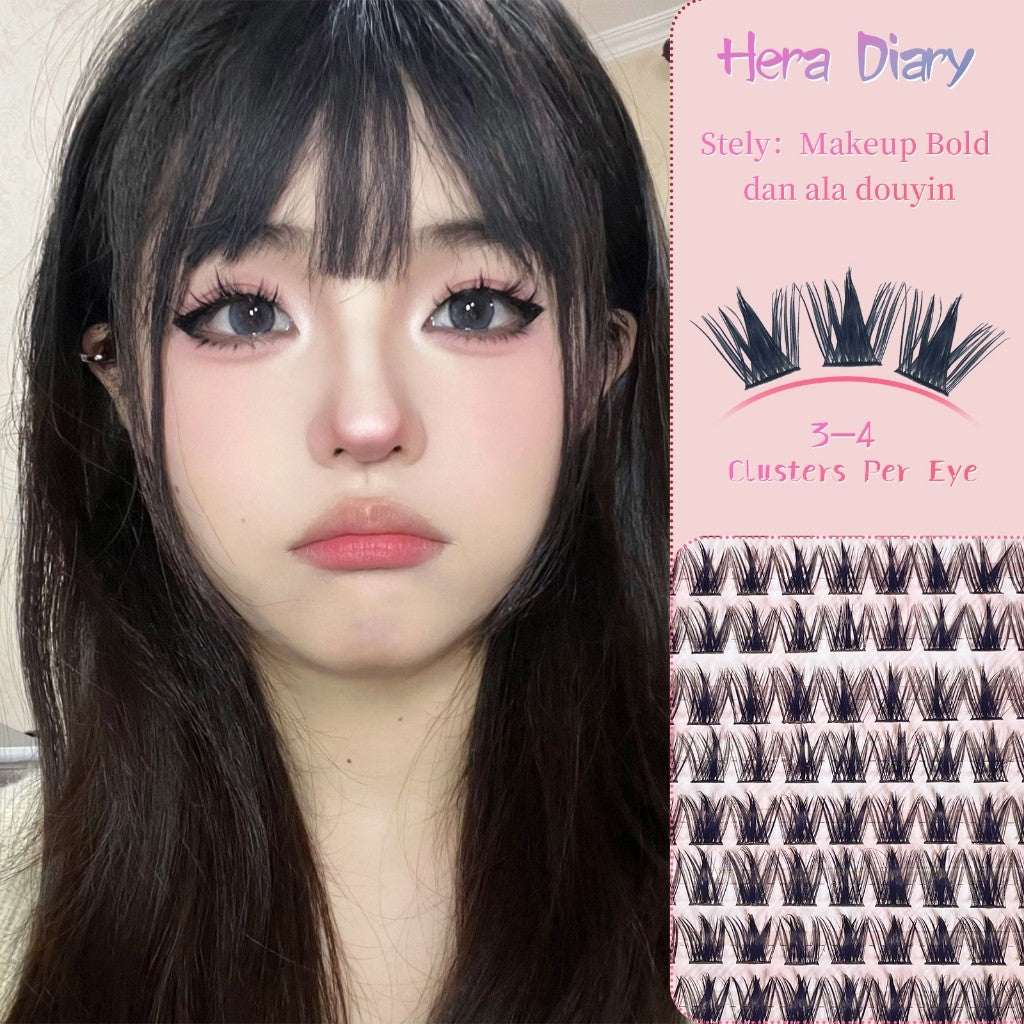 A06【FREE LEM】Hera Diary 3D BuluMata Palsu Anime 10Baris Bulumata indivual Natural Douyin Manga Korea