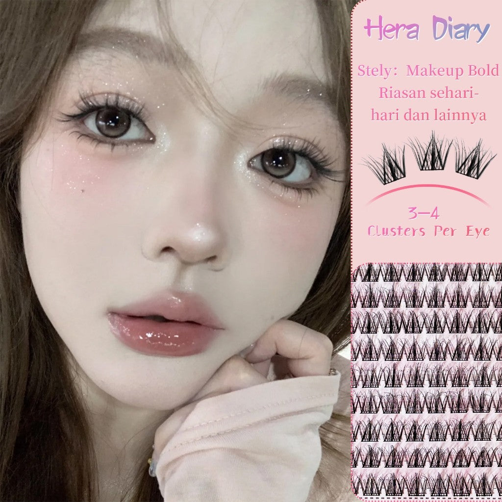 A14【FREE LEM】Hera Diary 5D BuluMata Palsu Anime Bulumata Natural Eyelash Individual Douyin manga