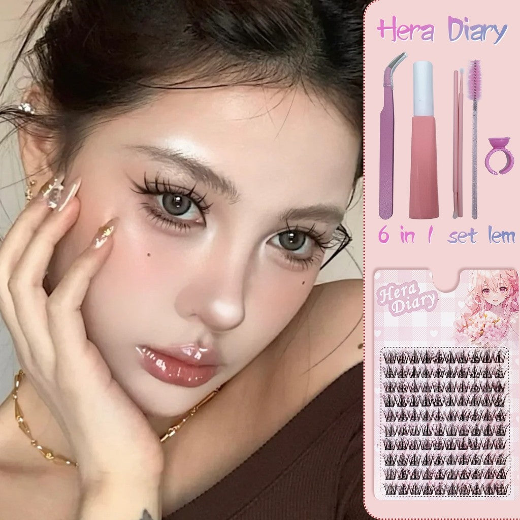 A14【FREE LEM】Hera Diary 5D BuluMata Palsu Anime Bulumata Natural Eyelash Individual Douyin manga
