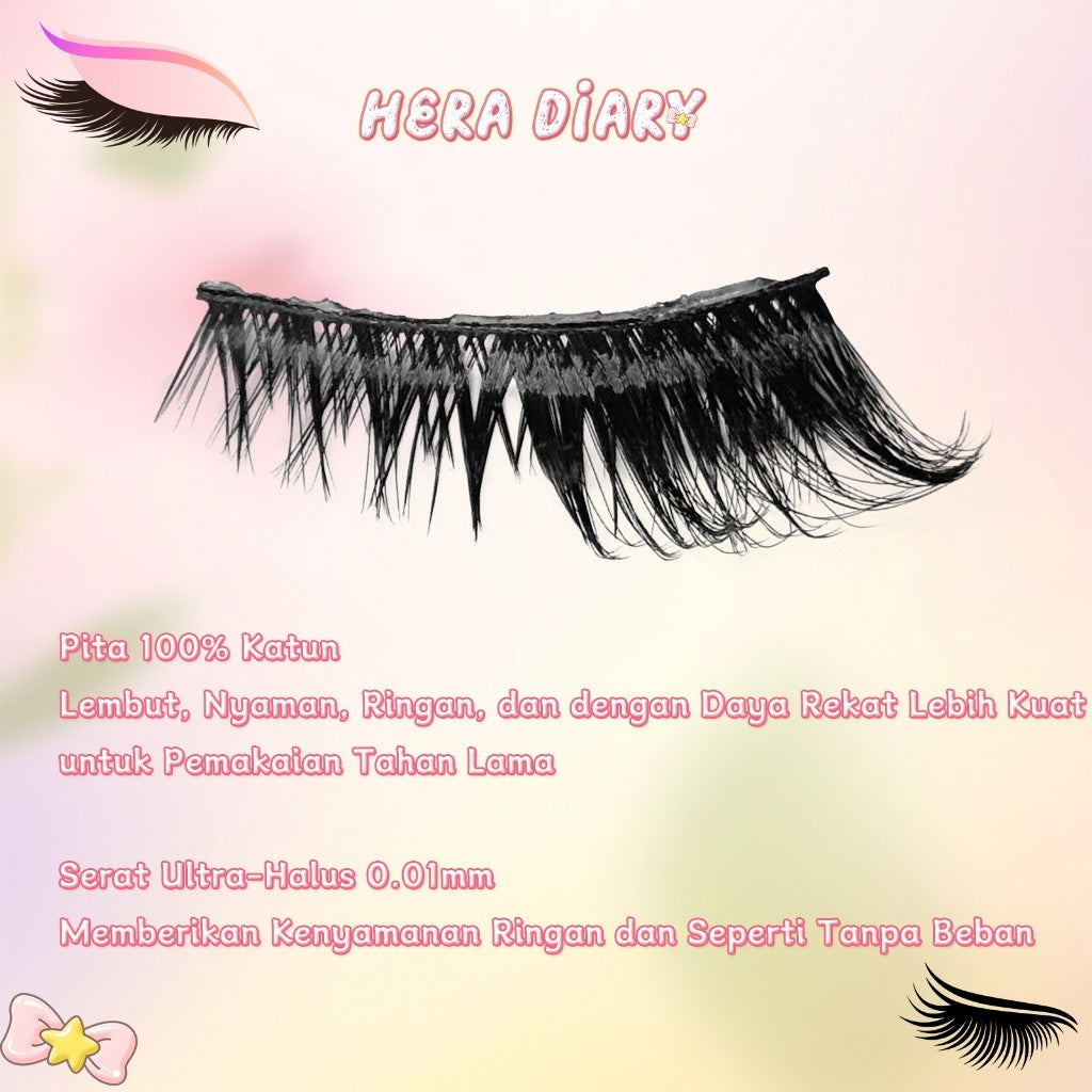 F02【FREE LEM】 ✨𝑳𝒂𝒕𝒊𝒏𝒂 𝑴𝒂𝒌𝒆𝒖𝒑 𝑳𝒂𝒔𝒉𝒆𝒔✨ 3D WINGED CAT FOXY EYE Faux Mink Eyelashes Winged End Eye Elongated Eyelashes Fake Lashes Soft Natural long Full Strip Lashes