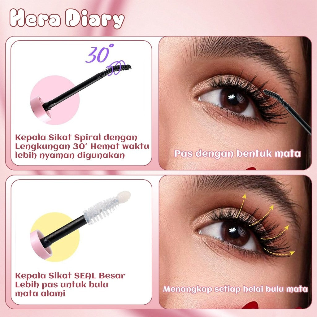 HERA DIARY Z07 Lem maskara Bond&Seal 72jam anti-Air Lem DIY Eyelash Extension bulumata Longlasting