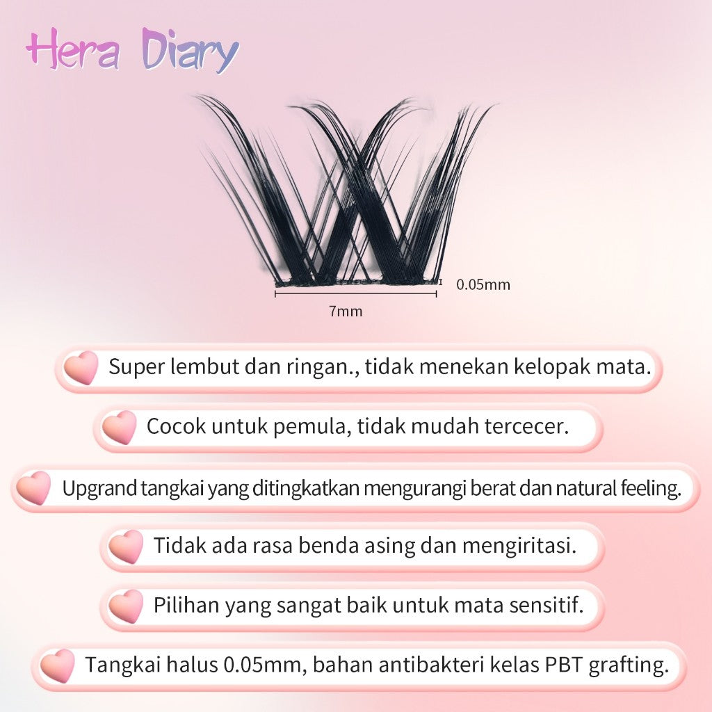 A09【FREE LEM】Hera Diary 3D BuluMata Palsu Anime 10 Baris big box Bulumata latina look|Douyin manga