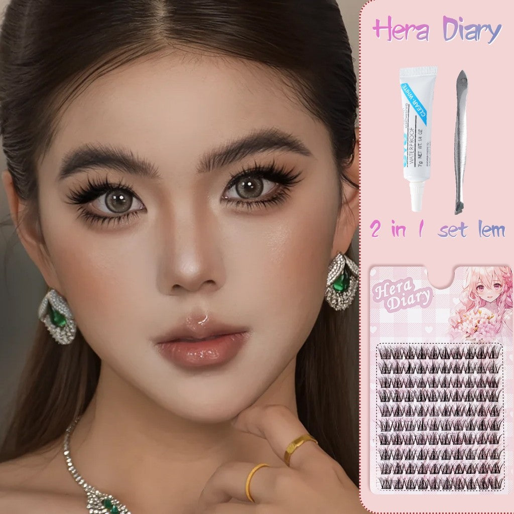 A14【FREE LEM】Hera Diary 5D BuluMata Palsu Anime Bulumata Natural Eyelash Individual Douyin manga