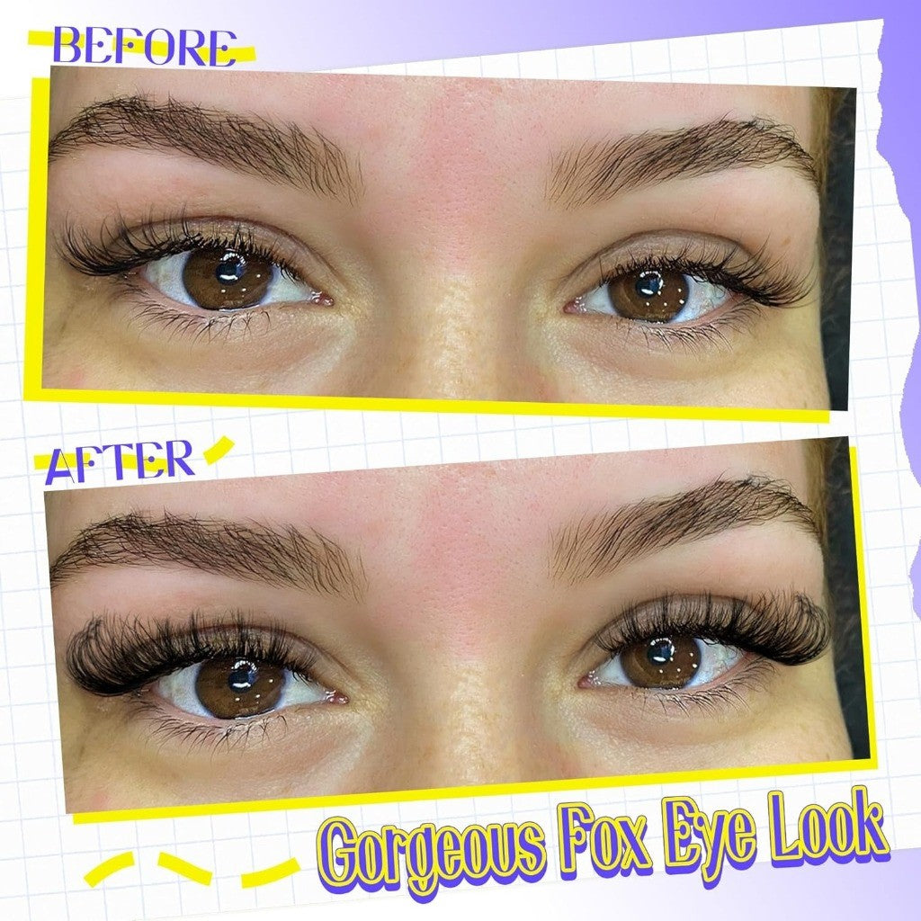 F03【FREE LEM】5 PASANG BULUMATA PALSU LATINA RUSIAN ARAB BULU MATA PALSU FOXY 4D DOLLY EYELASHES
