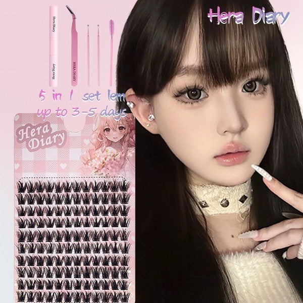 A06【FREE LEM】Hera Diary 3D BuluMata Palsu Anime 10Baris Bulumata indivual Natural Douyin Manga Korea