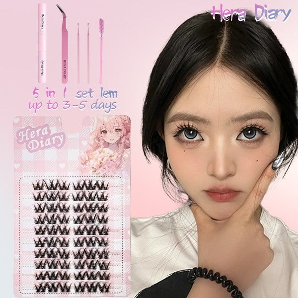 A09【FREE LEM】Hera Diary 3D BuluMata Palsu Anime 10 Baris big box Bulumata latina look|Douyin manga