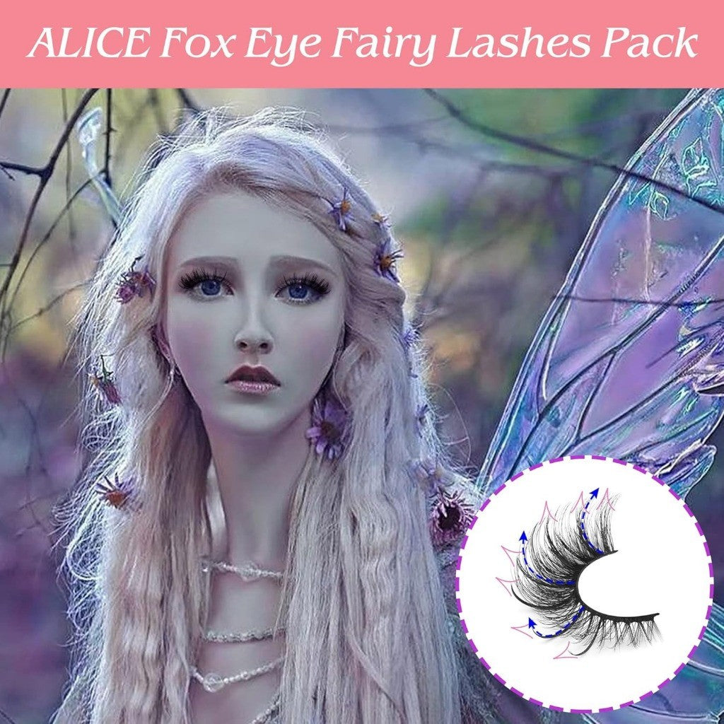 F03【FREE LEM】5 PASANG BULUMATA PALSU LATINA RUSIAN ARAB BULU MATA PALSU FOXY 4D DOLLY EYELASHES