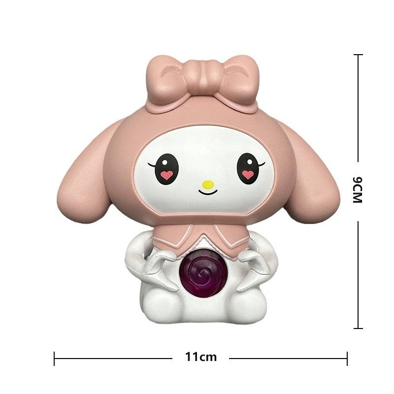 MKKIDZ Ornamen Bercahaya Berbicara "CINTA" - Hadiah Valentine Romantis dengan Rekaman  LED, Mainan Pengakuan Pasangan Anti Pecah (Hadiah Anniversary Couple 2025) M027