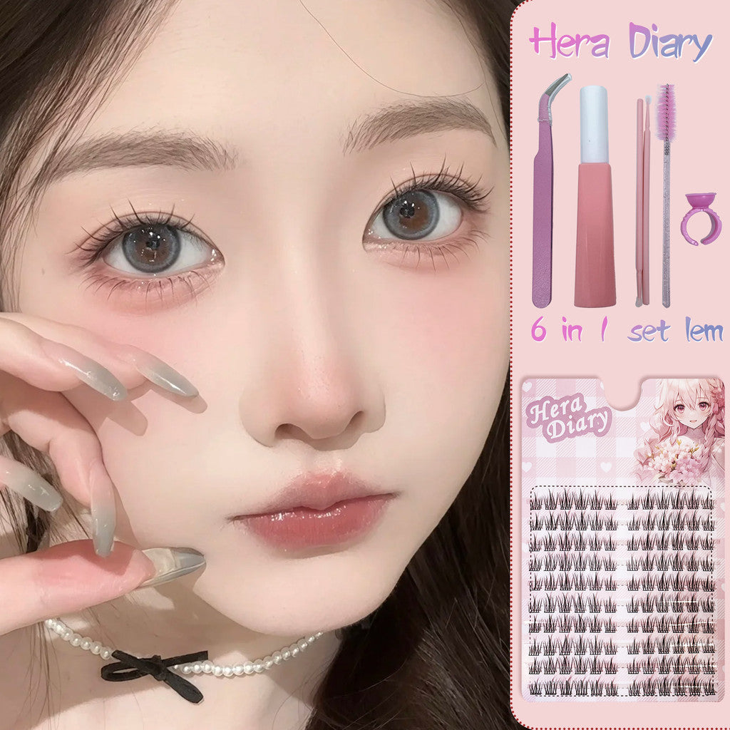 A11【Grtis LEM】Hera Diary BuluMata Palsu Natural EYELASH Korea Idol Bulumata soft Anime long-lasting