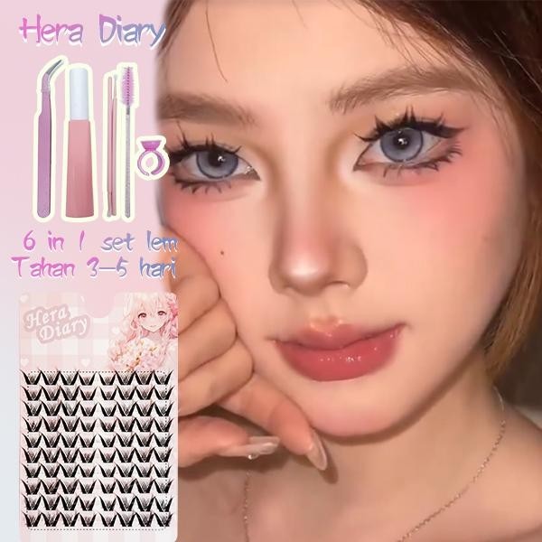 A21【FREE LEM】Bulumata Palsu Anime Douyin Cosplay Douyin Manga Big Box 10 row individual eyelash