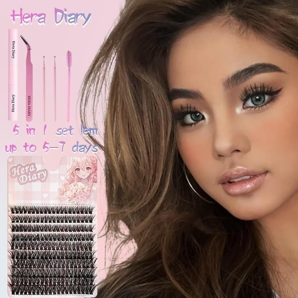 A16 Hera diary DIY Volume BuluMata Palsu10 12 14 16 18MM Eyelash ExtensionBulumata Individual Eyelashes Ekstensi Lembut