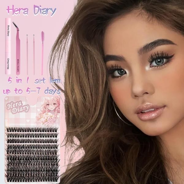 A16 Hera diary DIY Volume BuluMata Palsu10 12 14 16 18MM Eyelash ExtensionBulumata Individual Eyelashes Ekstensi Lembut