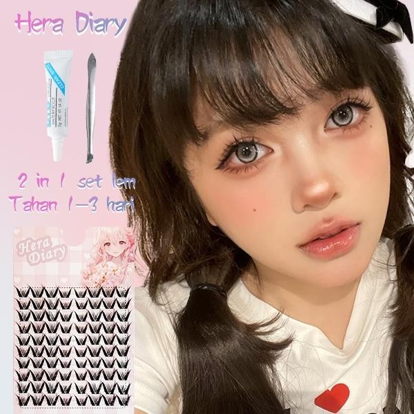 A21【FREE LEM】Bulumata Palsu Anime Douyin Cosplay Douyin Manga Big Box 10 row individual eyelash