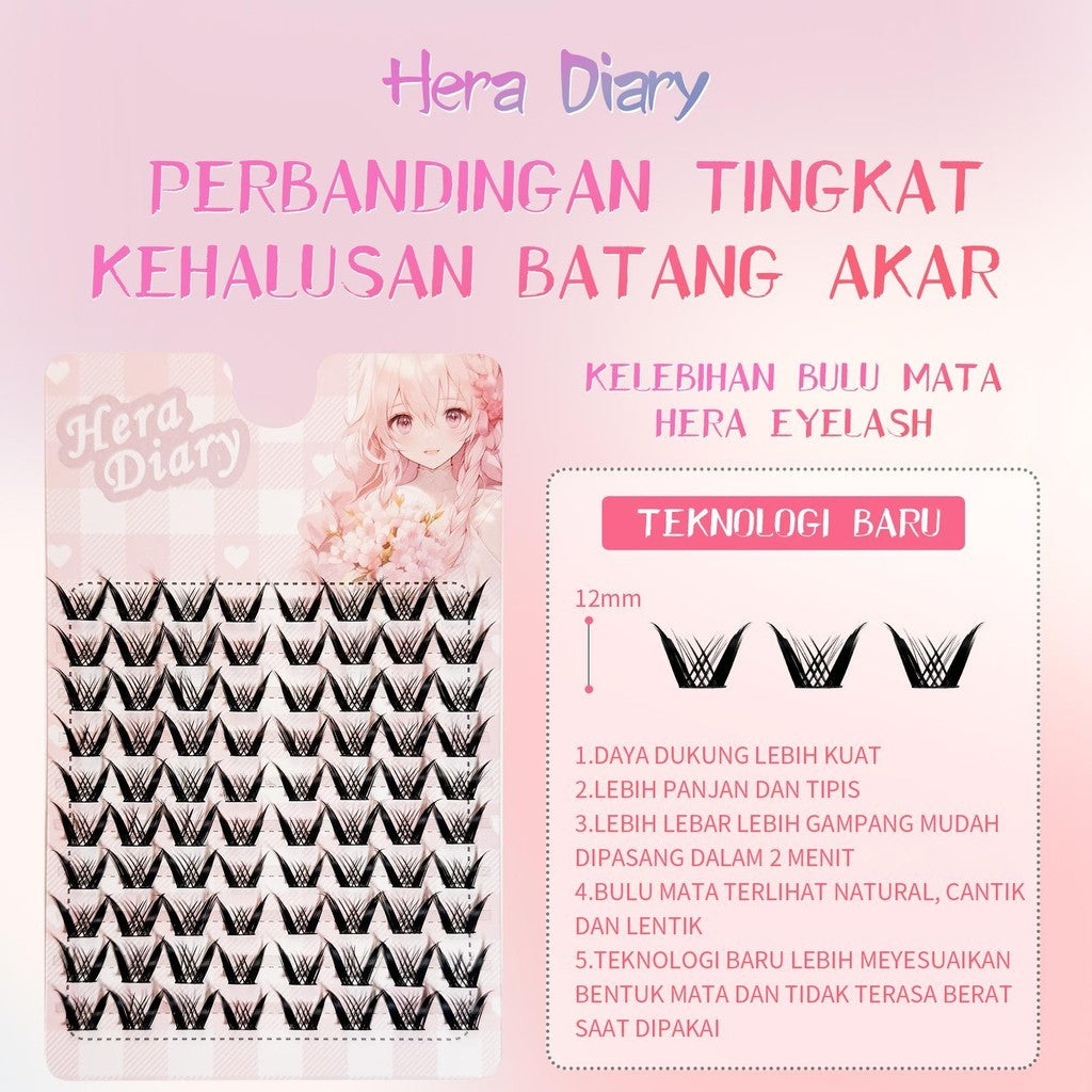 A21【FREE LEM】Bulumata Palsu Anime Douyin Cosplay Douyin Manga Big Box 10 row individual eyelash