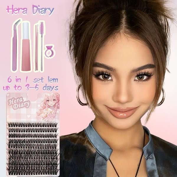 A16 Hera diary DIY Volume BuluMata Palsu10 12 14 16 18MM Eyelash ExtensionBulumata Individual Eyelashes Ekstensi Lembut