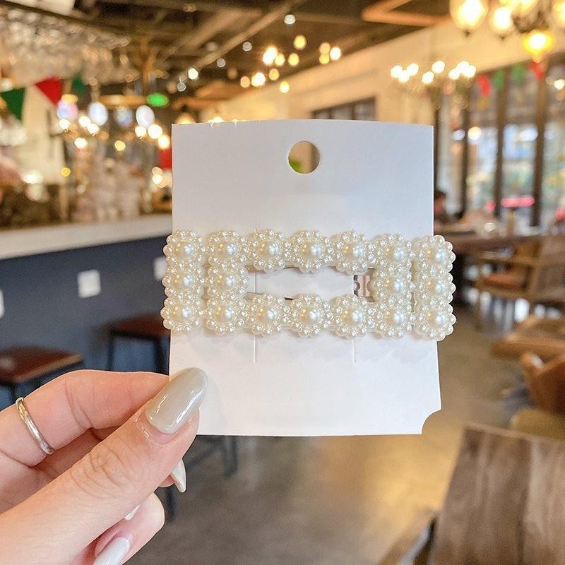 Hera Diary Bando Mutiara Korea Elegan Wanita Jepit Rambut Aesthetic, Modis, Simple, Cute Aksesoris Rambut Terbaru Viral, Terlaris & Berkualitas