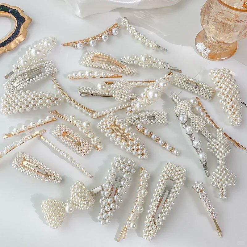 Hera Diary Bando Mutiara Korea Elegan Wanita Jepit Rambut Aesthetic, Modis, Simple, Cute Aksesoris Rambut Terbaru Viral, Terlaris & Berkualitas
