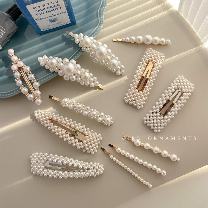 Hera Diary Bando Mutiara Korea Elegan Wanita Jepit Rambut Aesthetic, Modis, Simple, Cute Aksesoris Rambut Terbaru Viral, Terlaris & Berkualitas
