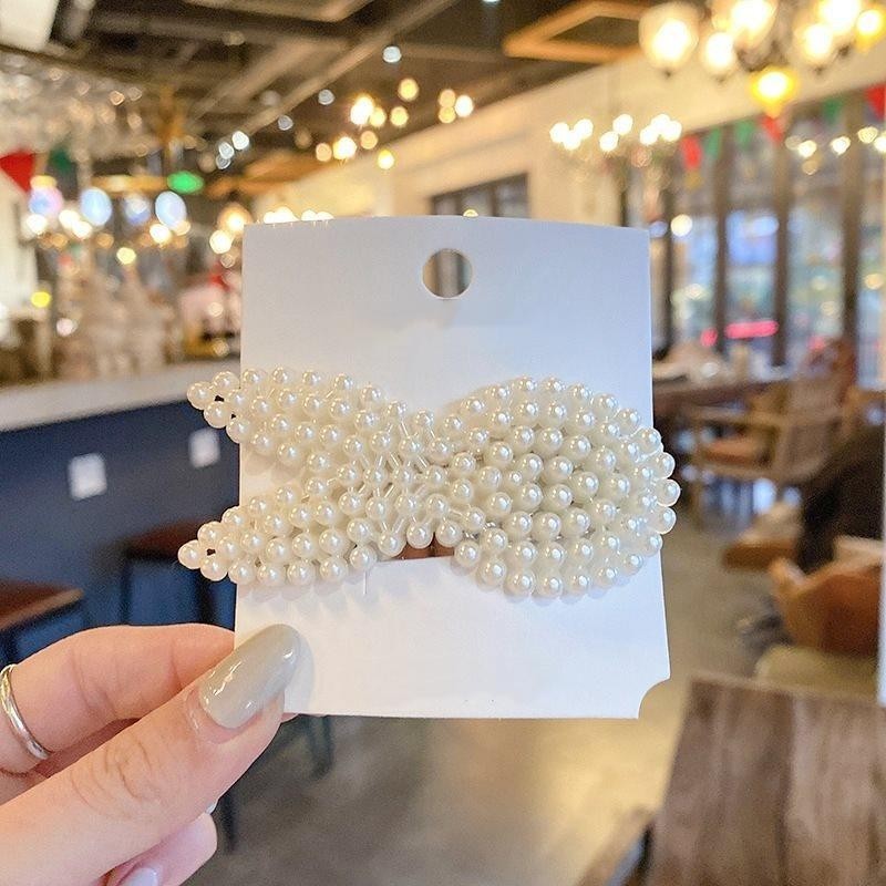 Hera Diary Bando Mutiara Korea Elegan Wanita Jepit Rambut Aesthetic, Modis, Simple, Cute Aksesoris Rambut Terbaru Viral, Terlaris & Berkualitas