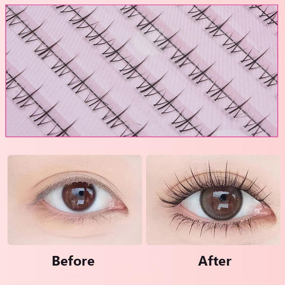 A05【FREE LEM】BuluMata Palsu Bawah Korea idol 10 Baris big box Eyelash Natural | Douyin Eyelash ANIME