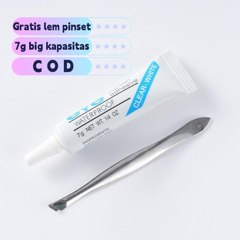 D01 [PILIH 2 DISKON 10% OFF] bulu mata palsu Berkualitas Tinggi + Lem Natural EYELASH ANIME Douyin Lash manga lashes bulu mata manga Pelentik Bulumata