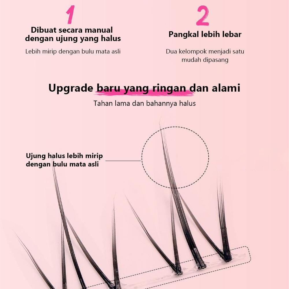 A05【FREE LEM】BuluMata Palsu Bawah Korea idol 10 Baris big box Eyelash Natural | Douyin Eyelash ANIME