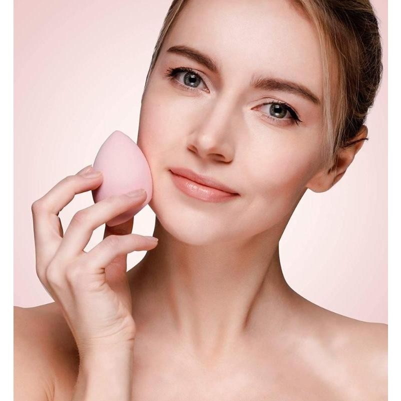 Free Kotak 4 pcs Spons Kosmetik,Telur Kecantikan,Spons Rias Blender Wajah M032