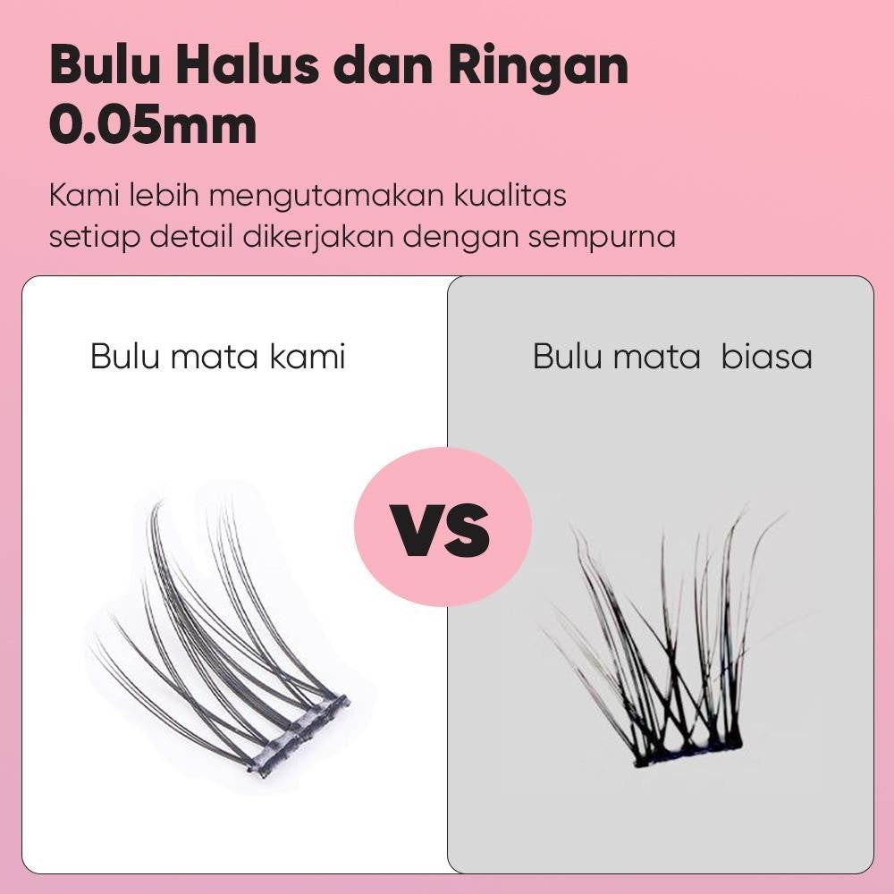 B03【TANPA LEM】Serat Kapas Premium Bulu Mata Palsu 10 Baris big kapasitas Berkualitas Tinggi Eeyelash Natural| Eye Make Up |EYELASH ANIME|EYELASH NATURAL | Eye Make Up | Douyin Lash |Big box Pelentik