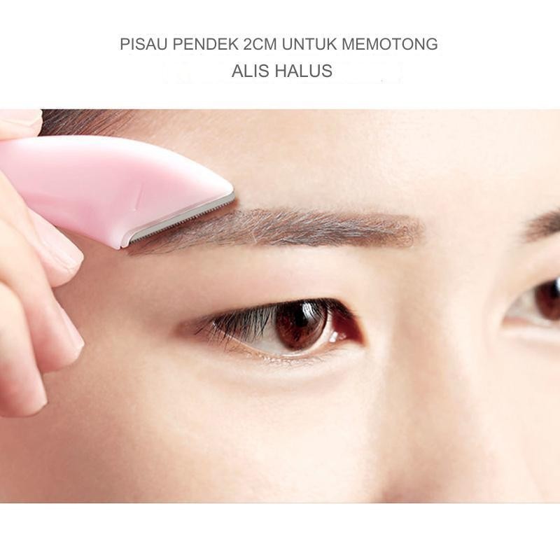 Z03 HERA DIARY 3in1 Set Gunting Alis Dan Cukur Alis | Eyebrow | Alat Kecantikan Premium | Perawatan Alis