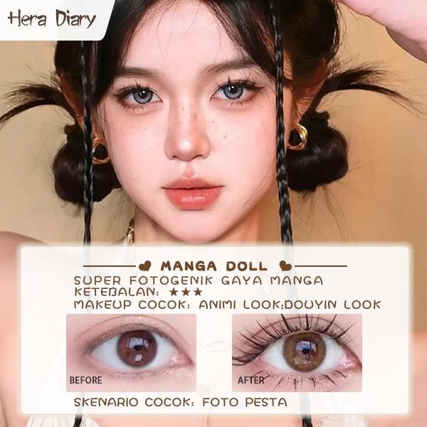 Hera Diary E09 Gratis Lem 5Pasang bulumta palsu Anime | Manga look| bulumta palsu manga Douyin lentik COD