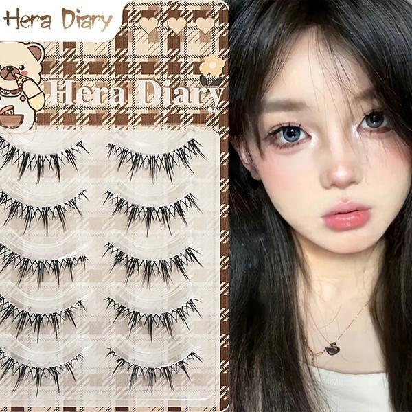 Hera Diary E09 Gratis Lem 5Pasang bulumta palsu Anime | Manga look| bulumta palsu manga Douyin lentik COD