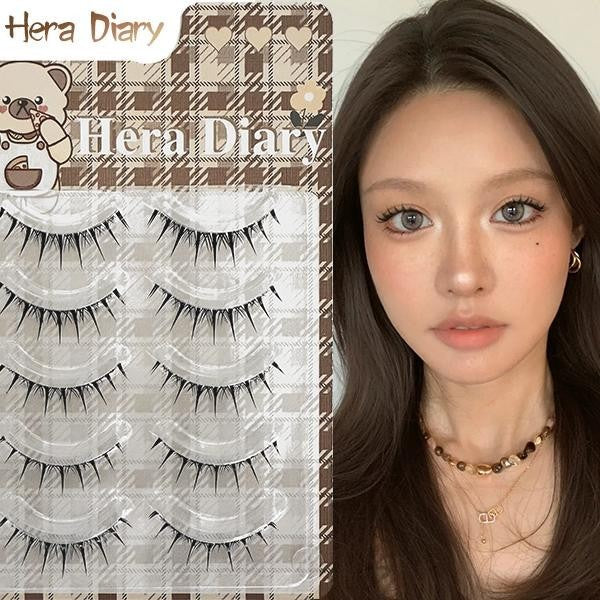 Hera Diary E08 Gratis Lem 5Pasang bulumta palsu Anime | Anemi look| bulumta palsu manga Douyin lentik COD